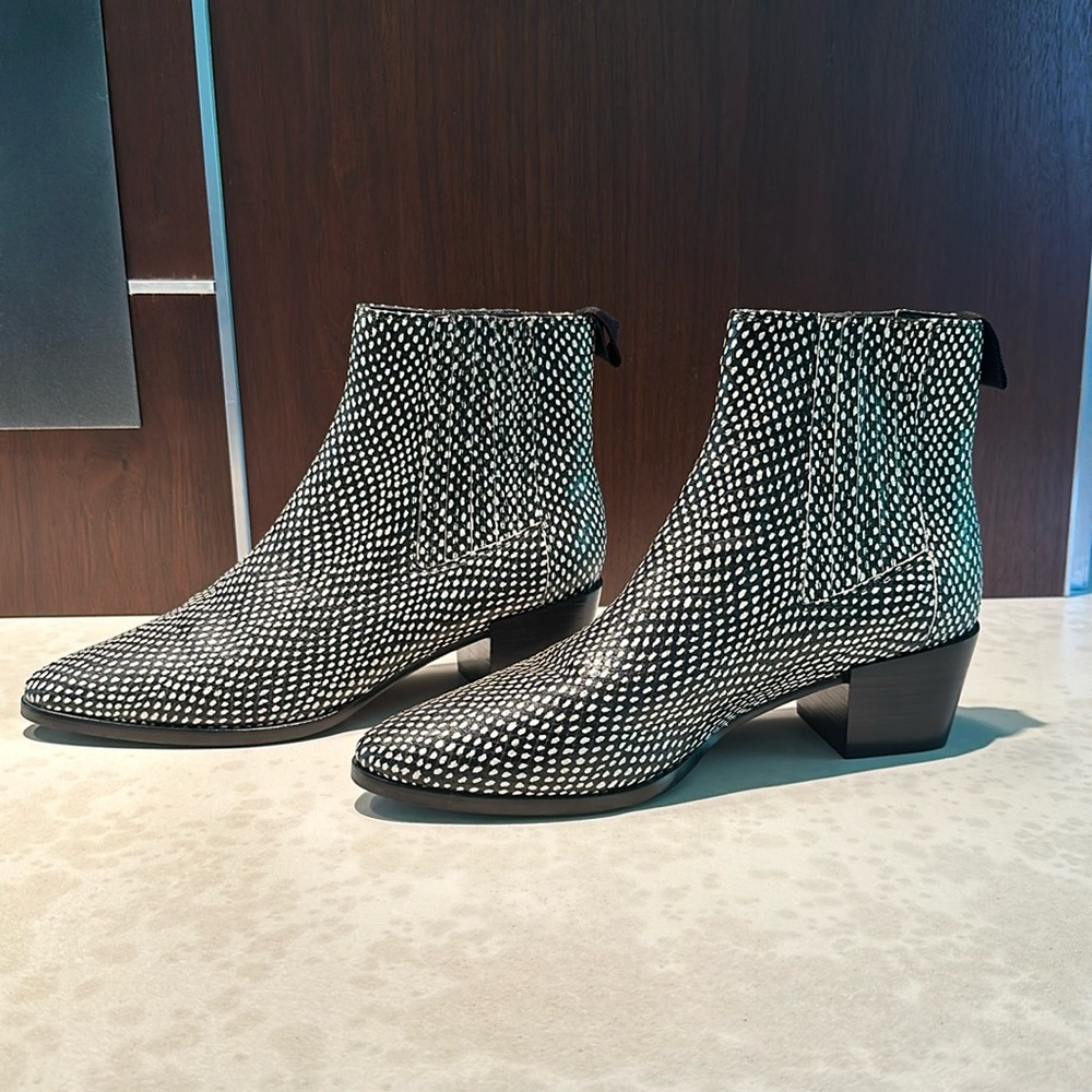 Rag & Bone Spotted Block Heel Booties